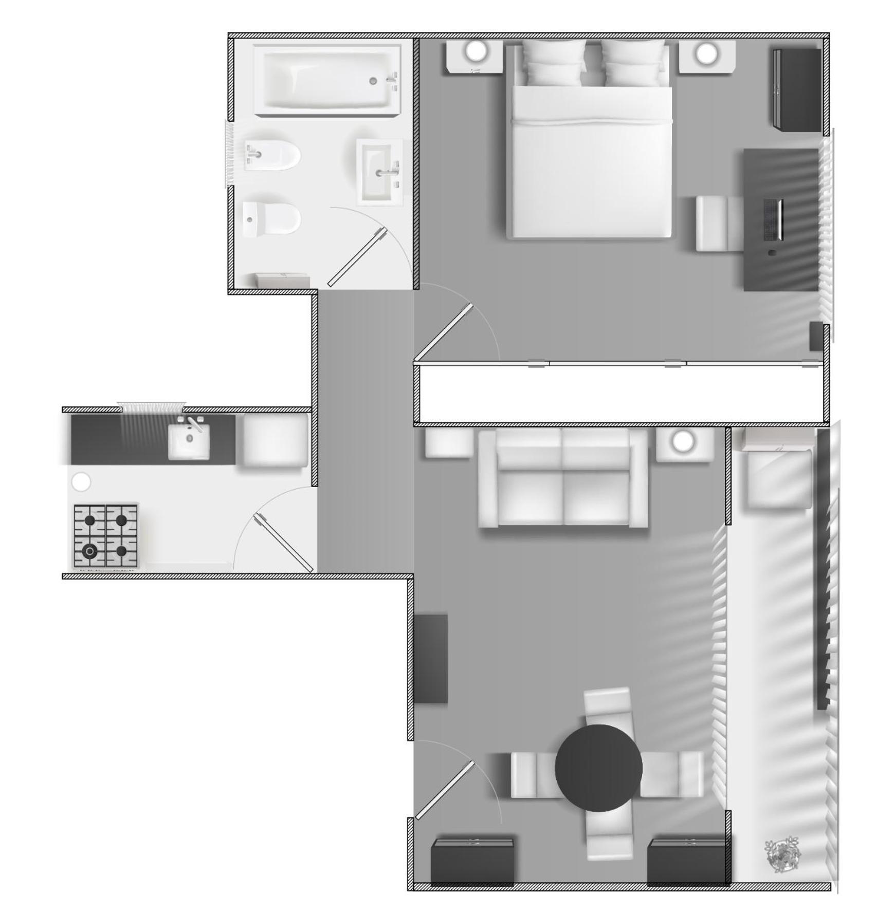 Abasto, 2 Ambientes, Departamento Completo Y Practico Apartment Buenos Aires
